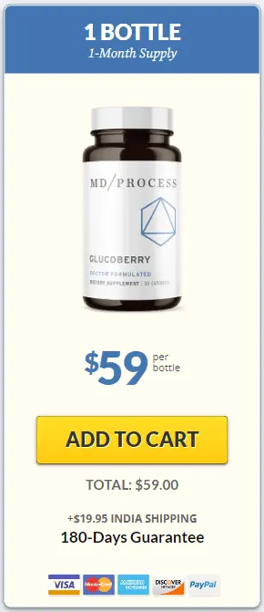 GlucoBerry 1 bottle order